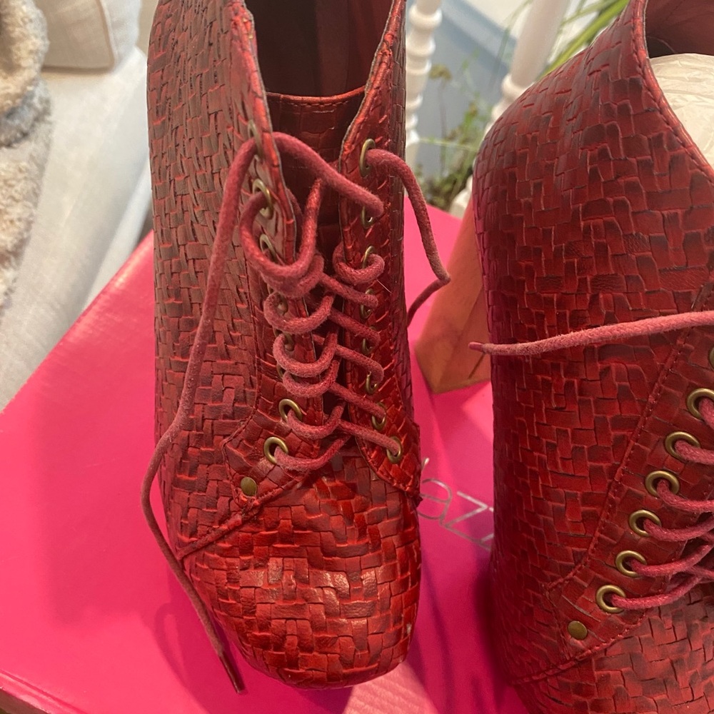 Red Booties - Picture 3 of 4